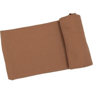 Pecan Brown Waffle Swaddle Blanket, Pecan - Swaddles - 1