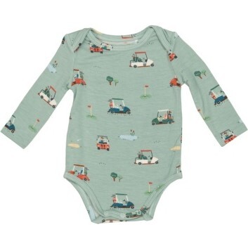 Golf Carts Bodysuit, Green - Onesies - 1