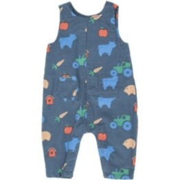 Family Farm Uni Overalls, Blue