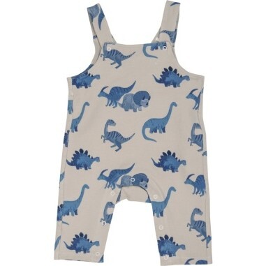 Dino French Terry French Terry Overalls, Blue