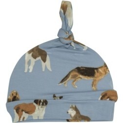 Big Dogs Knotted Hat, Blue