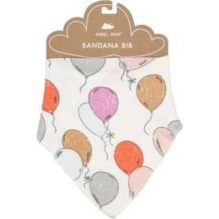 Balloons Bandana Bib, Pink Multi