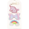 Unicorn Rainbow Clip Set, Multi - Hair Accessories - 1 - thumbnail