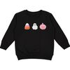 Halloween Treats Patch Sweatshirt, Black - Sweatshirts - 1 - thumbnail