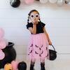 Bat Halloween Short Sleeve Tutu Dress, Multi - Dresses - 3