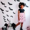Bat Halloween Short Sleeve Tutu Dress, Multi - Dresses - 4