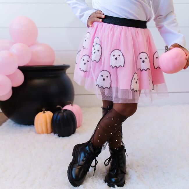 Ghost Halloween Tutu, Pink - Tutus - 3