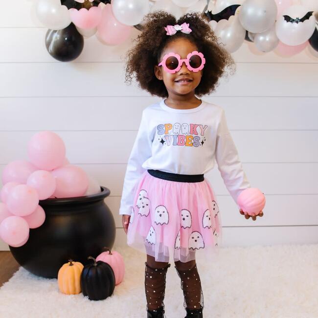 Ghost Halloween Tutu, Pink - Tutus - 4