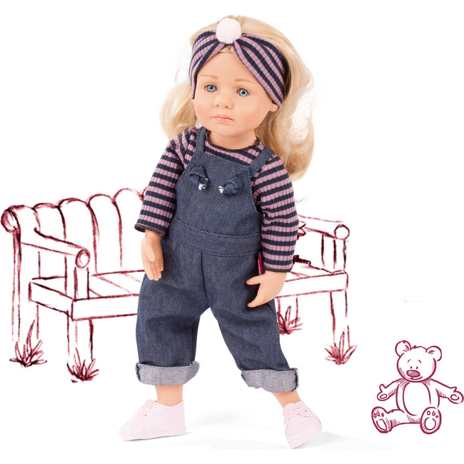 Little Kidz Lotta Doll 14" Multi-Jointed Standing-Doll
