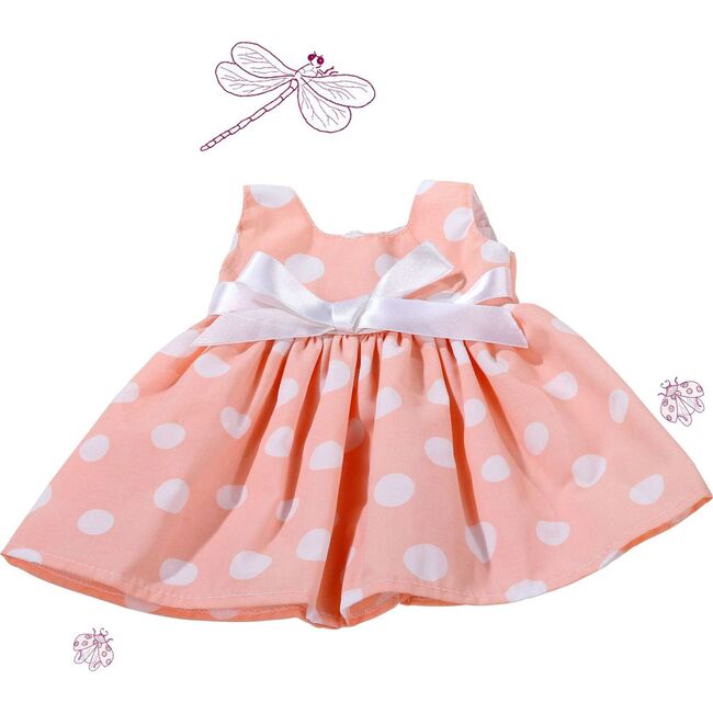 Polka Dot Dress Accessories for Baby Dolls fits most larger dolls 17.2" - 19.7"