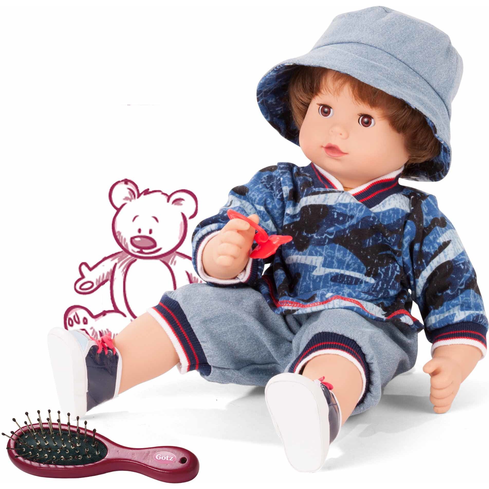 Maxy Muffin Fashionisto 16.5" Boy Baby Doll with Soft Body - Dolls - 1