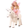 plush Unicorn "Achat" designed to brush and style playset - Doll Accessories - 2