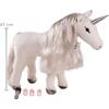 plush Unicorn "Achat" designed to brush and style playset - Doll Accessories - 3