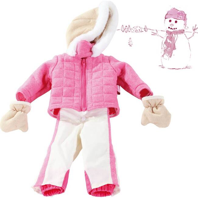 Doll Snow Suit Accessories for Baby Dolls fits most larger dolls 17.2" - 19.7"