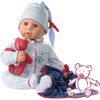 Cookie 19" Soft Baby Boy Doll with Brown Sleeping Eyes & Accessories - Dolls - 1 - thumbnail