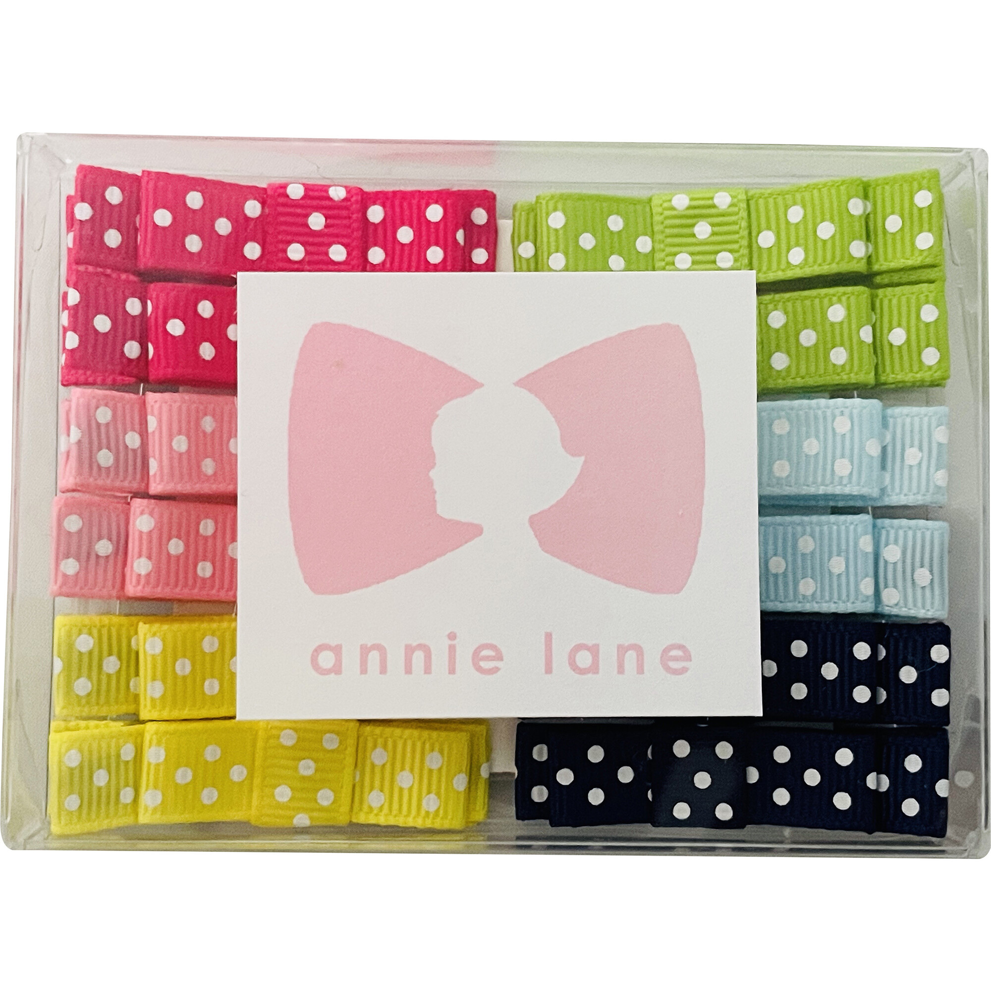Twelve Bows Box Set, Bright Polka Dot Pairs - Bows - 1