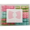 Twelve Bows Box Set, Pink and Teal Pairs - Bows - 1 - thumbnail