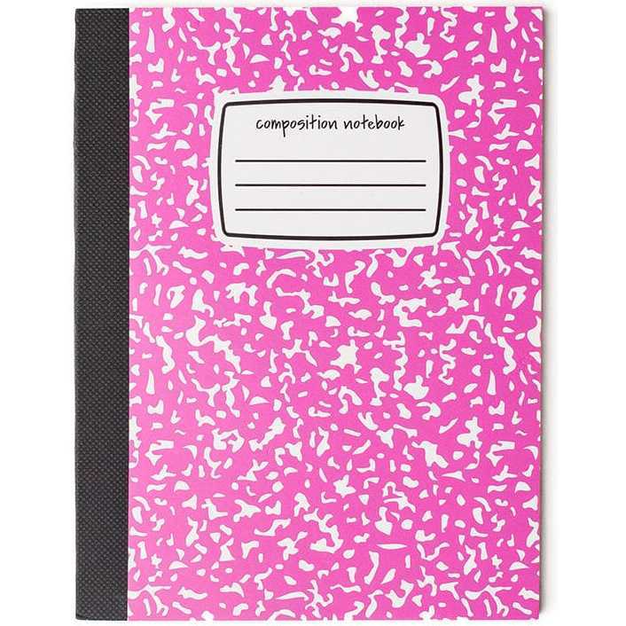Mini Composition Notebook, Cerise - Paper Goods - 1