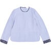 Osprey Blouse, Slate Blue - Blouses - 1 - thumbnail