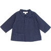 Piper Baby Shirt, Dark Navy - Shirts - 1 - thumbnail