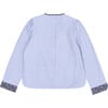 Osprey Blouse, Slate Blue - Blouses - 2