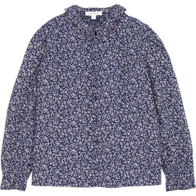 Madison Blouse, Navy Floral