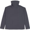 Lowe Turtle Neck, Grey - T-Shirts - 1 - thumbnail