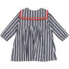 Laila Baby Dress, Grey Stripe - Dresses - 2