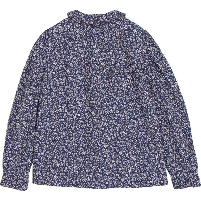 Madison Blouse, Navy Floral - Blouses - 2