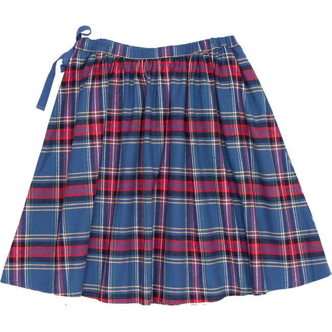 Glava Skirt, Blue Tartan - Skirts - 2