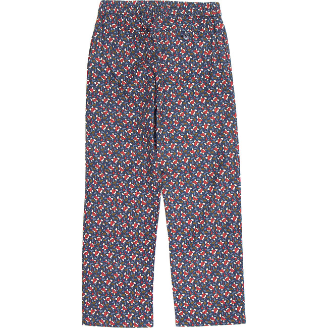 Ficus Trouser, Navy Seed Print - Pants - 2