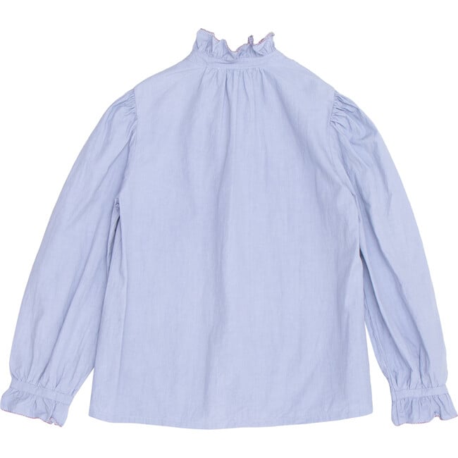 Cauliflower Blouse, Slate Blue - Blouses - 2