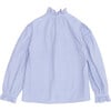 Cauliflower Blouse, Slate Blue - Blouses - 2