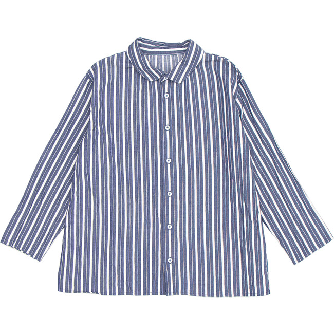 Aloe Shirt, Grey Stripe