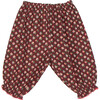 Arnica Baby Trouser, Chocolate Floral - Pants - 1 - thumbnail