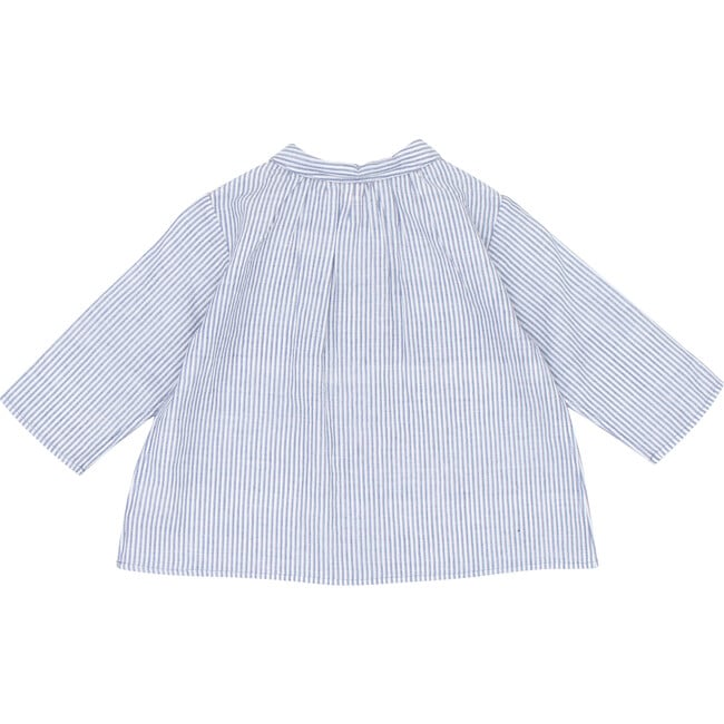 Aloe Baby Shirt, Navy Stripe - Shirts - 2