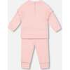 Little Heart Of Wool Top & Pants Set, Powder Pink - Mixed Apparel Set - 2