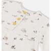 Little House Print Long Tunic & Legging Set, Mauve & Beige - Mixed Apparel Set - 3