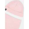 Little Heart Of Wool Ball Hat & Bib Set, Powder Pink - Hats - 3
