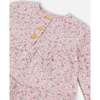Little Flowers Print Long Tunic & Legging Set, Sage Green & Mauve - Mixed Apparel Set - 3