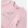 Little House Print Tunic & Legging Set, Mauve & Beige - Mixed Apparel Set - 5