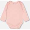 Sheep Print Onesie & Overall Set, Blue Grey & Powder Pink - Mixed Apparel Set - 5