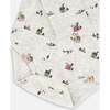 Little House Print Onesie & Suspender Pant Set, Mauve & Beige - Mixed Apparel Set - 5