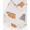 Bear Onesie & Little Mountains Print Overall Set, French Navy - Mixed Apparel Set - 5