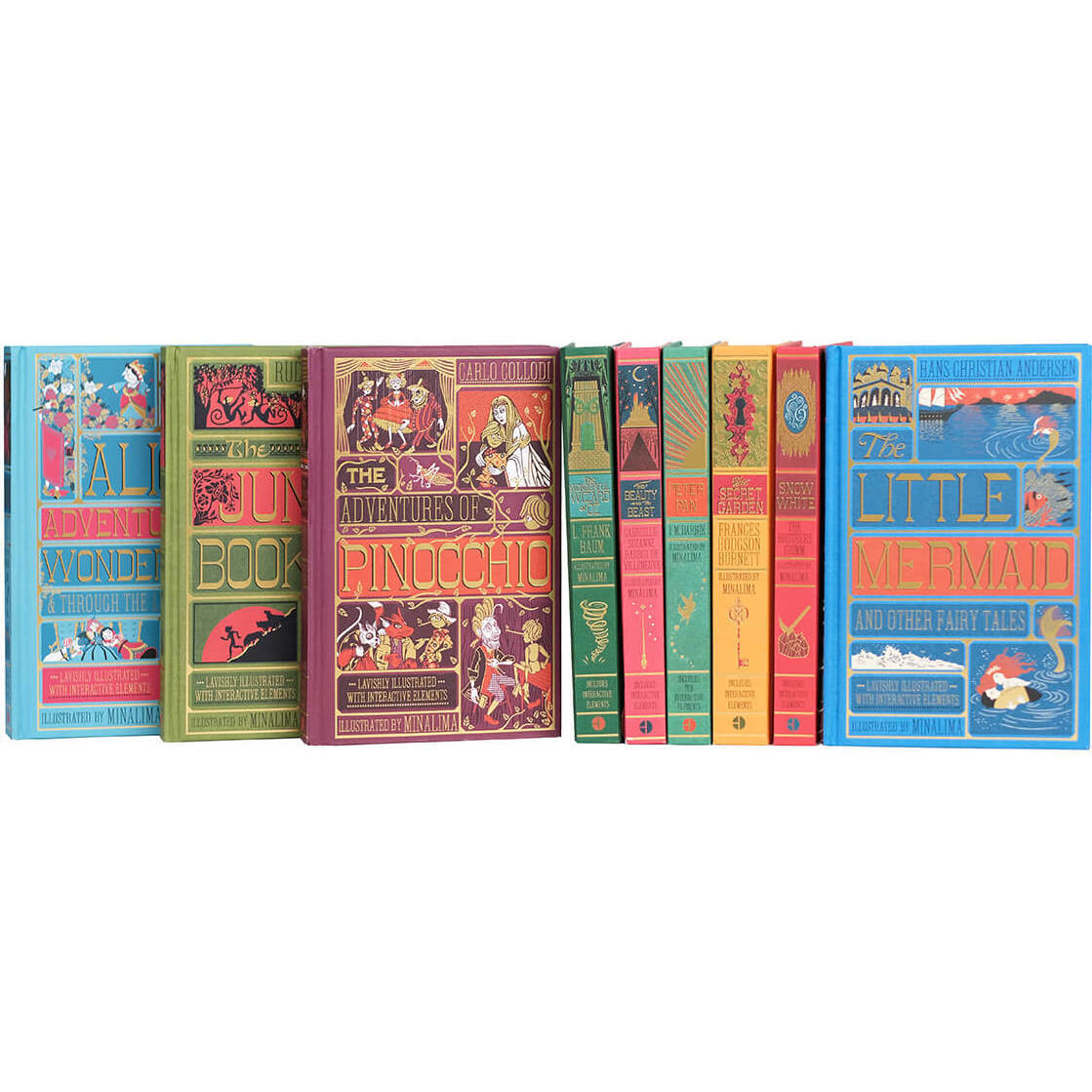 MinaLima Enchanting Children's Classics: Complete Book Set of 9