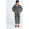 Fallon Denim Cargo Pants, Wash Ash - Pants - 2