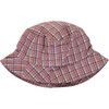 Aiko Hat, Red Tartan Check - Hats - 1 - thumbnail