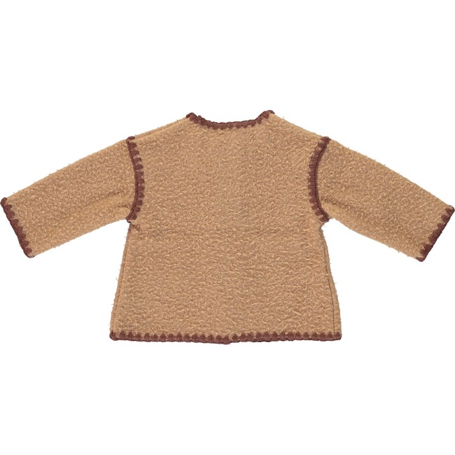 Astrid Baby Coat, Saddle Brown - Coats - 3