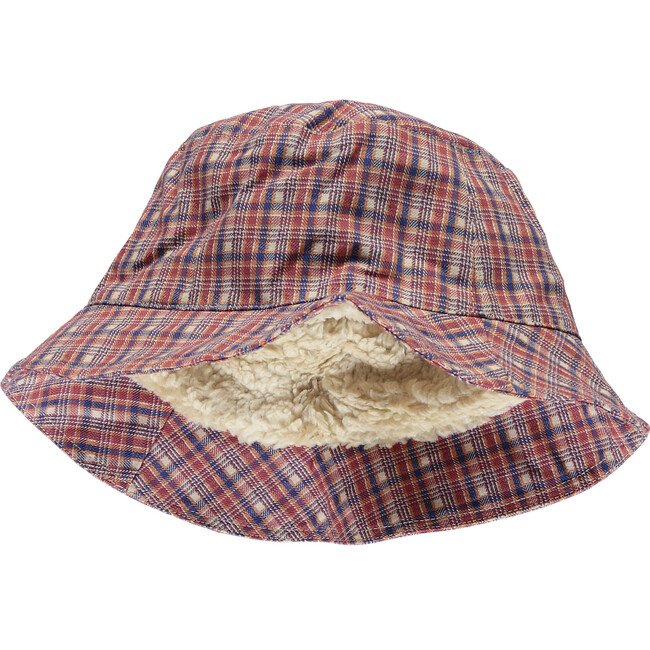 Aiko Hat, Red Tartan Check - Hats - 3