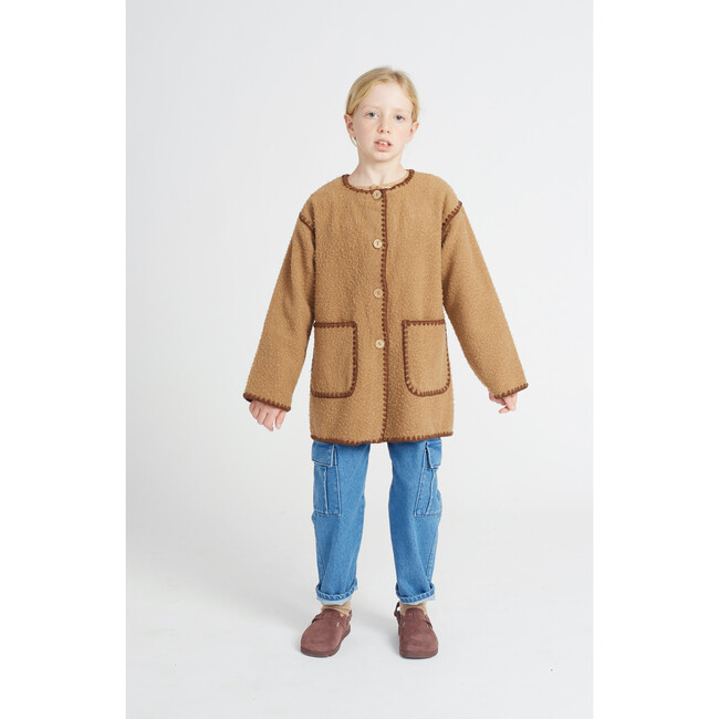 Astrid Coat, Saddle Brown - Coats - 2